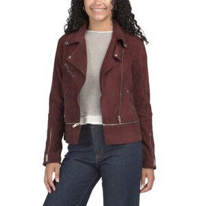 BOD & CHRISTENSEN Merlot Suede Blend Augustine Jacket